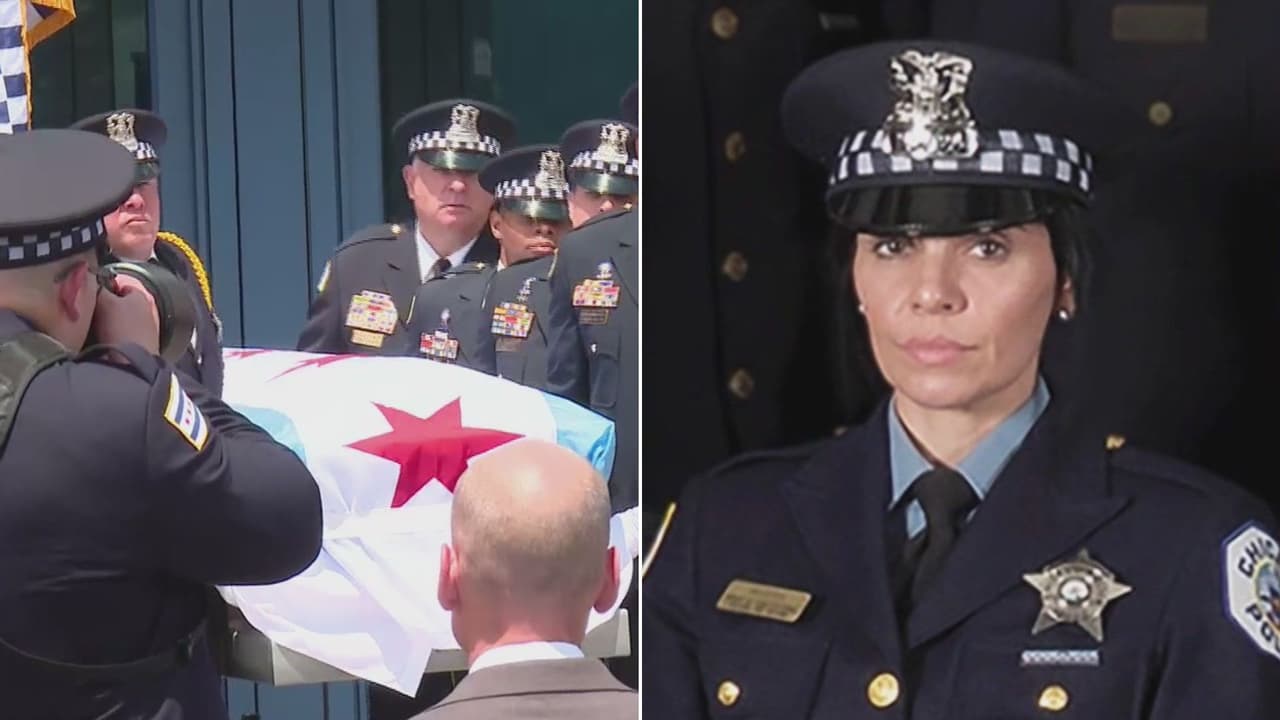 Dan el último adiós a la oficial Krystal Rivera, quien murió durante un operativo en Chicago