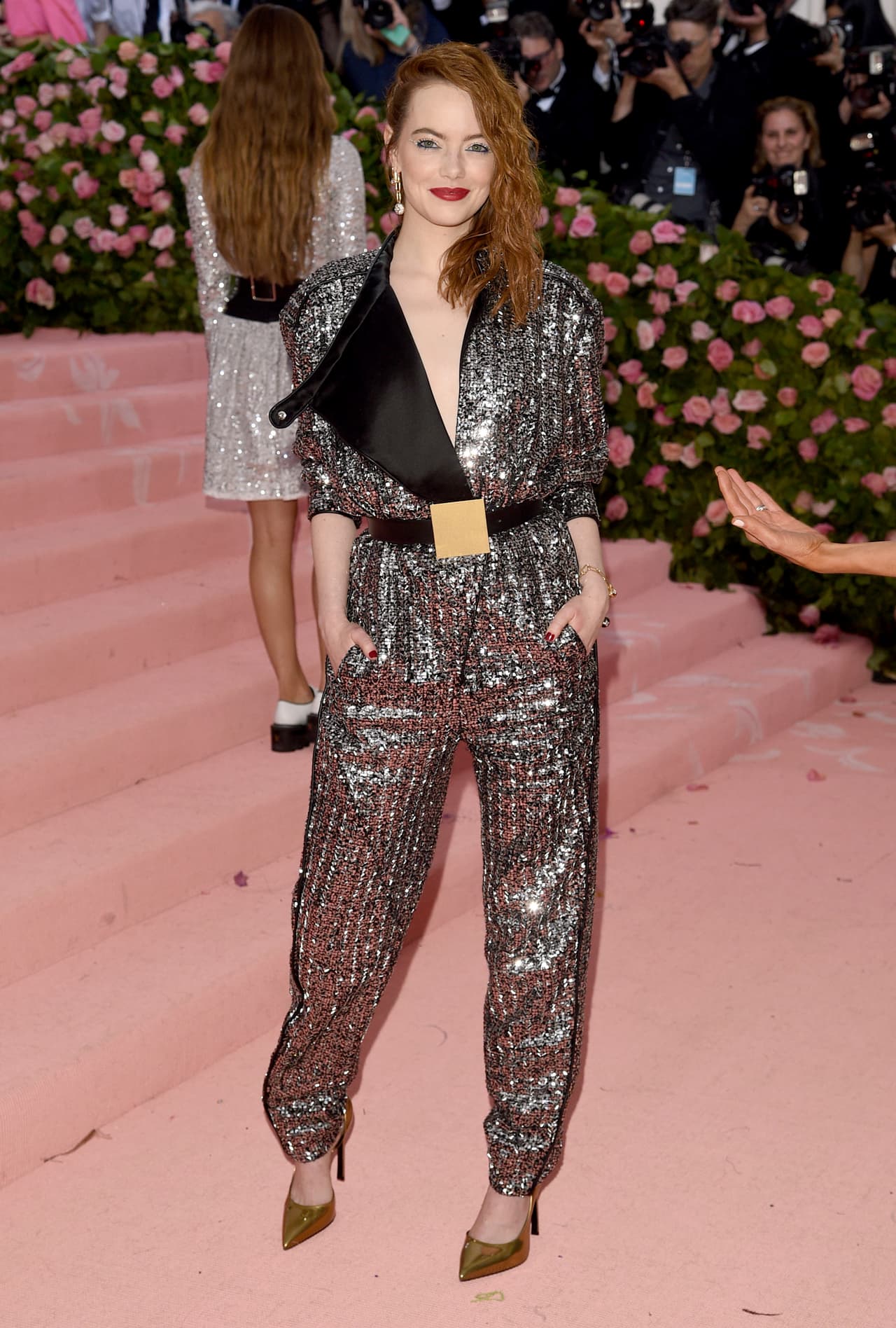 Emma Stone attends The Metropolitan Museum of Art's Costume Institute benefit gala celebrating the opening of the "Camp: Notes on Fashion" exhibition on Monday, May 6, 2019, in New York. (Photo by Evan Agostini/Invision/AP)