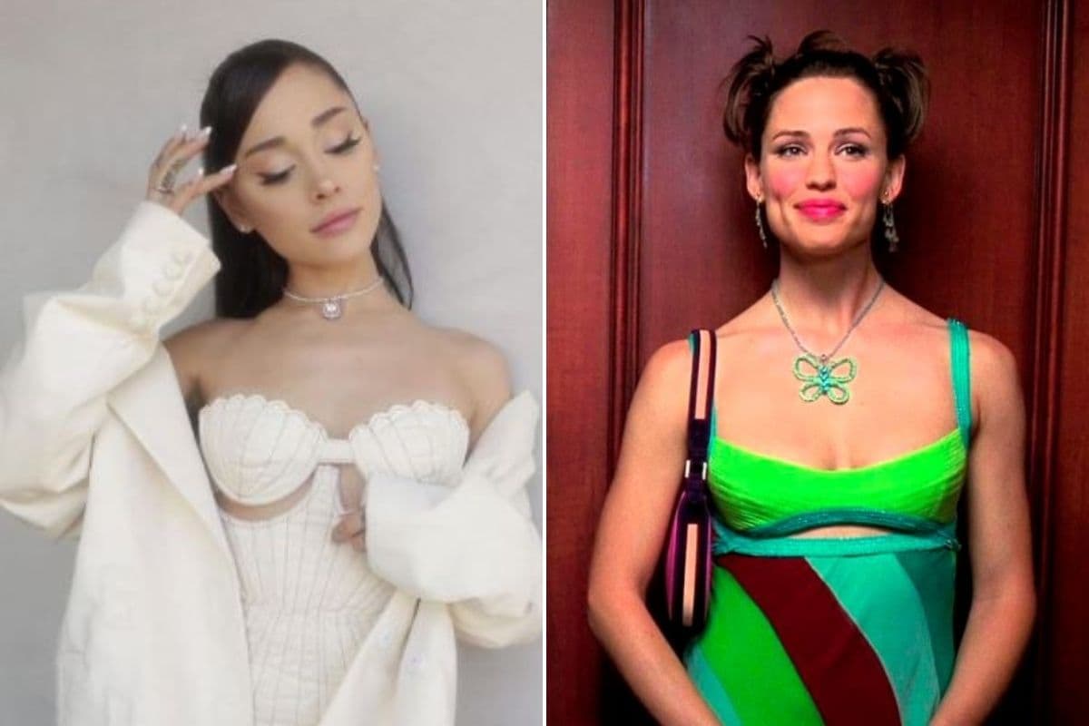 Ariana Grande usó el mismo vestido que Jennifer Garner en 'Si Tuviera 30'