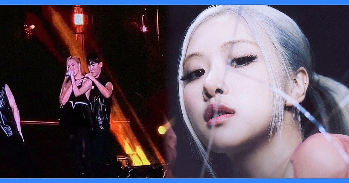 ¡Oh no! Rosé de Blackpink tiene percance con su vestido durante concierto