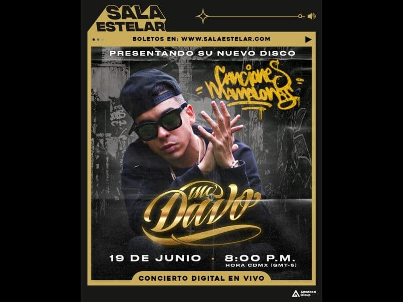 MC Davo presentará su nuevo disco el 19 de junio.