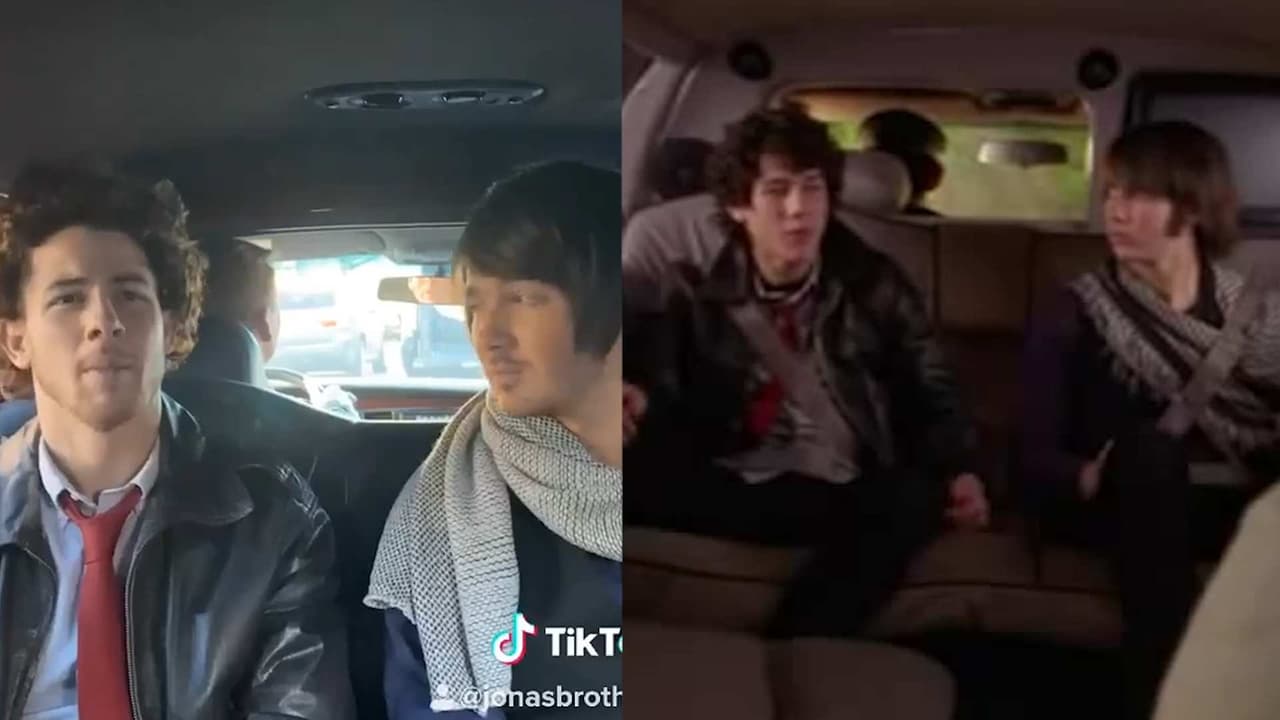 Directo en la nostalgia: Los Jonas Brothers recrean escena de ‘Camp Rock’