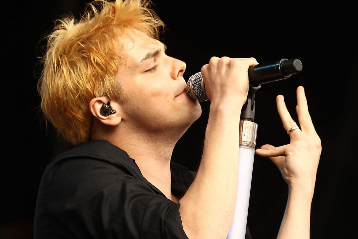 Gerard Way de My Chemical Romance en 2012