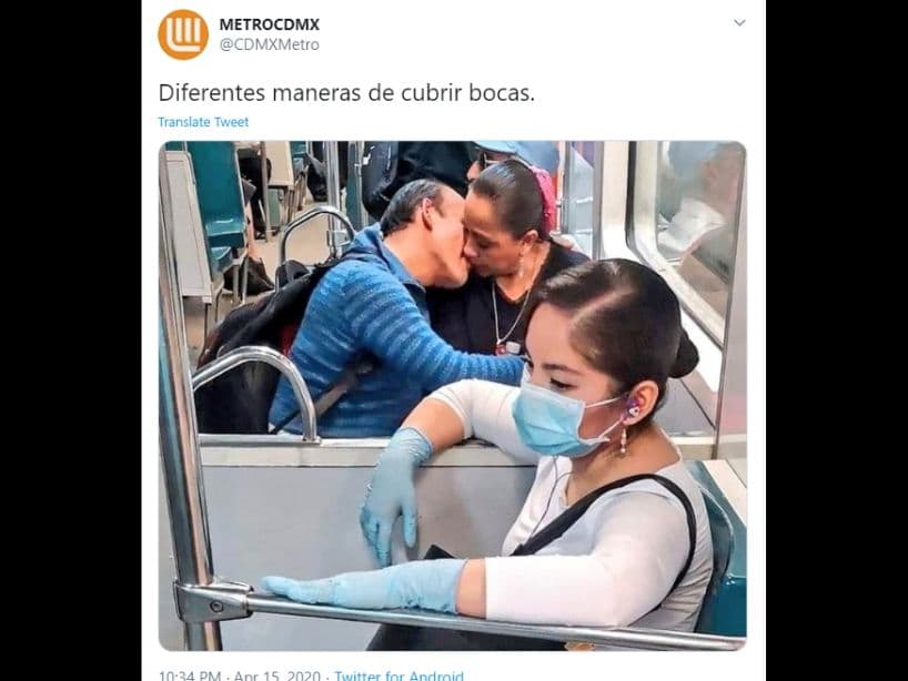 Por ello, el Sistema de Transporte Colectivo (STC), informó que repartirá un millón de cubrebocas en la estación Pantitlán, en la línea A ,durante la mañana, y la en la línea 9 durante la tarde, en horarios en los que tienen registro de mayor afluencia de gente.
<br>
