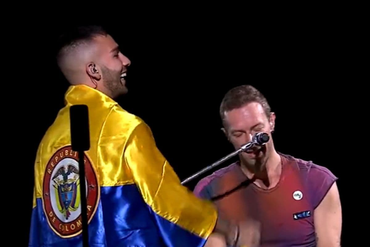 Manuel Turizo y Coldplay sorprendieron a fans colombiano con una colaboración en vivo