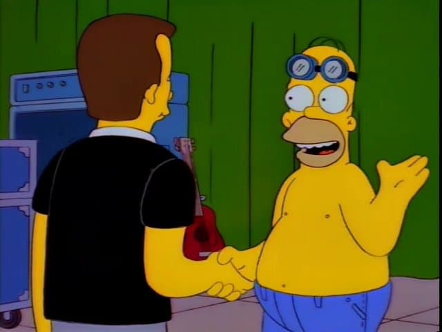 ¿Recuerdas cuando Homero conoció a Billy Corgan de los Smashing Pumpkins? "Homero Simpson, de los Simpsonitos".