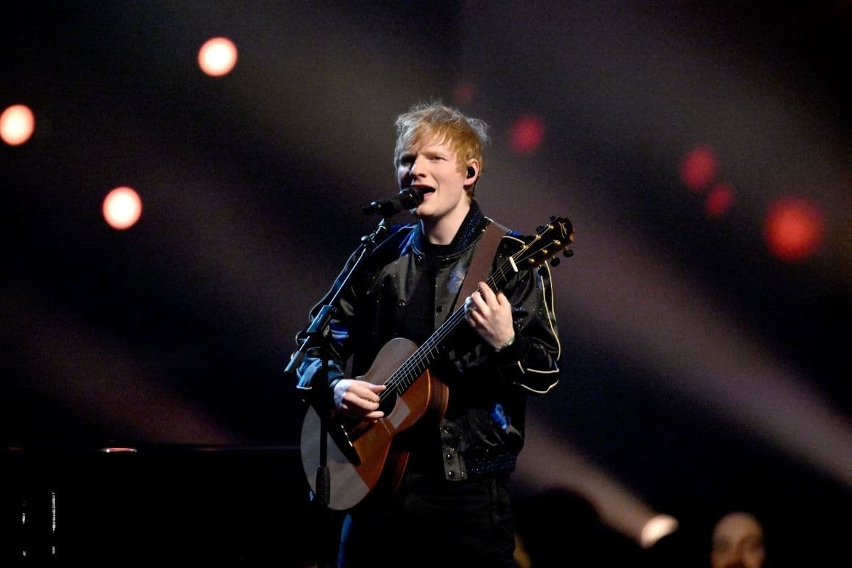 Ed Sheeran en los Brit Awards 2022