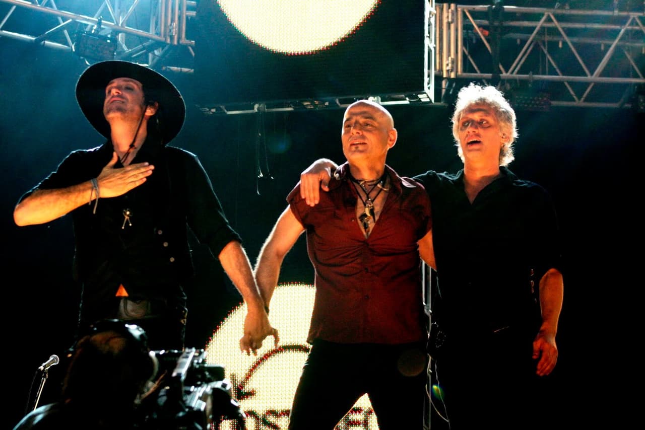 Soda Stereo de regreso en Buenos Aires en el 2007 .