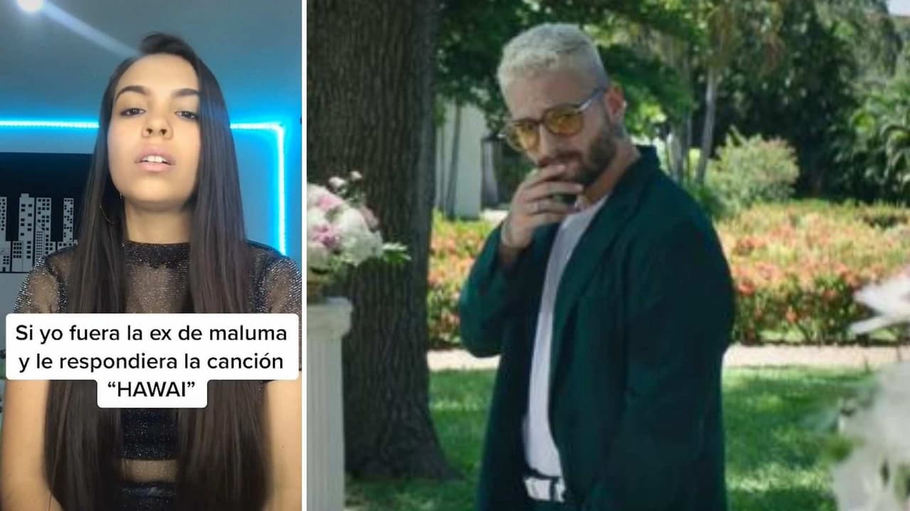 Tiktoker imagina ser la ex de Maluma y hace su propia versión de ‘Hawái’