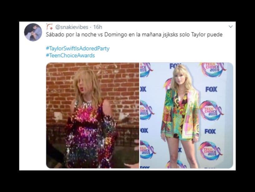 La combinación de estos dos eventos provocó que Taylor se convirtiera en tendencia.