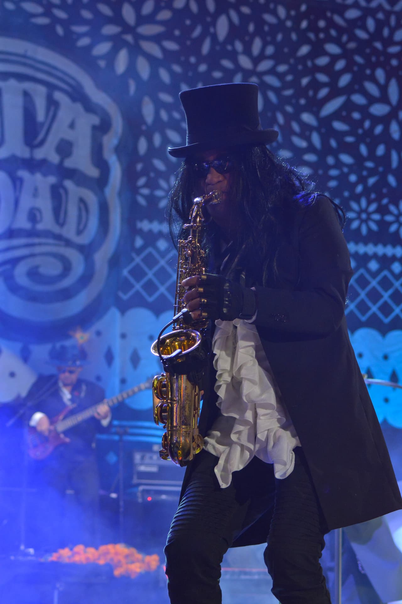 MEXICO CITY, MEXICO - NOVEMBER 02: Eulalio Cervantes Sax, playing the Sax during a concert at Arena Ciudad de México on November 2, 2019 in Mexico City, Mexico. (Photo by Medios y Media/Getty Images)