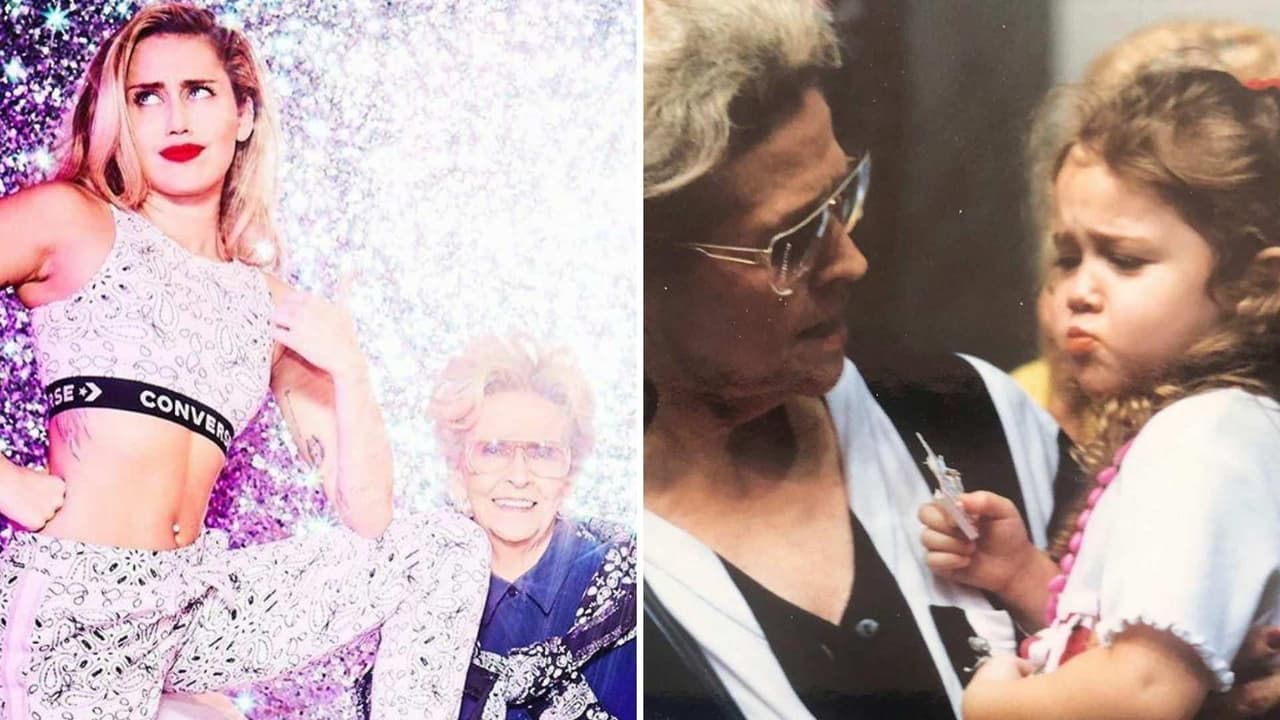 Miley Cyrus dice adiós a su abuelita y la recuerda con emotivos videos