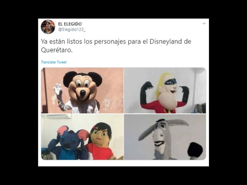 En México existen muchas imitaciones de personajes de Disney, ¿te los imaginas a todos en un mismo parque?