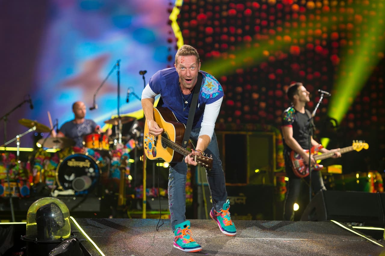 Coldplay en concierto en 2017