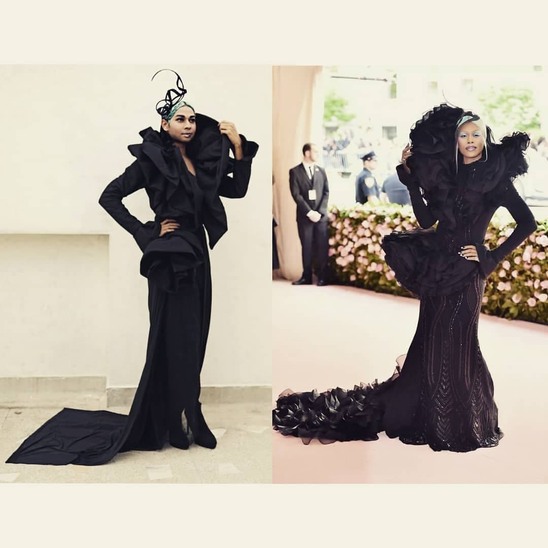 Esta versión del atuendo de la actriz de Laverne Cox en la edición del 2019.