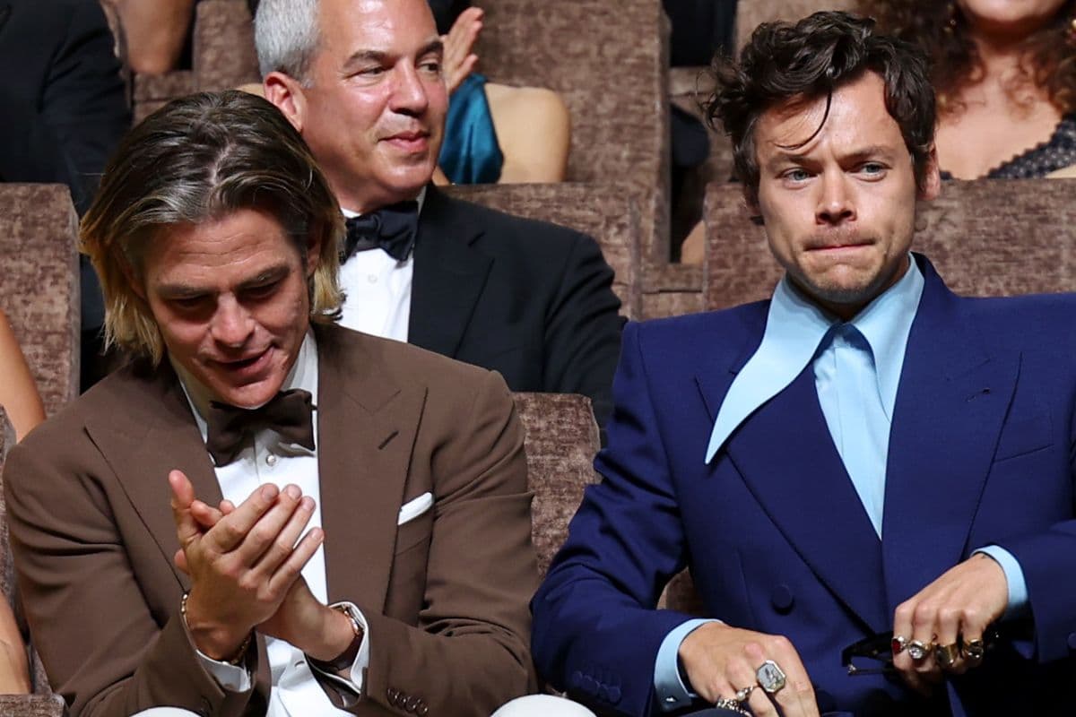 Chris Pine y Harry Styles compartieron créditos en 'Don't Worry Darling'