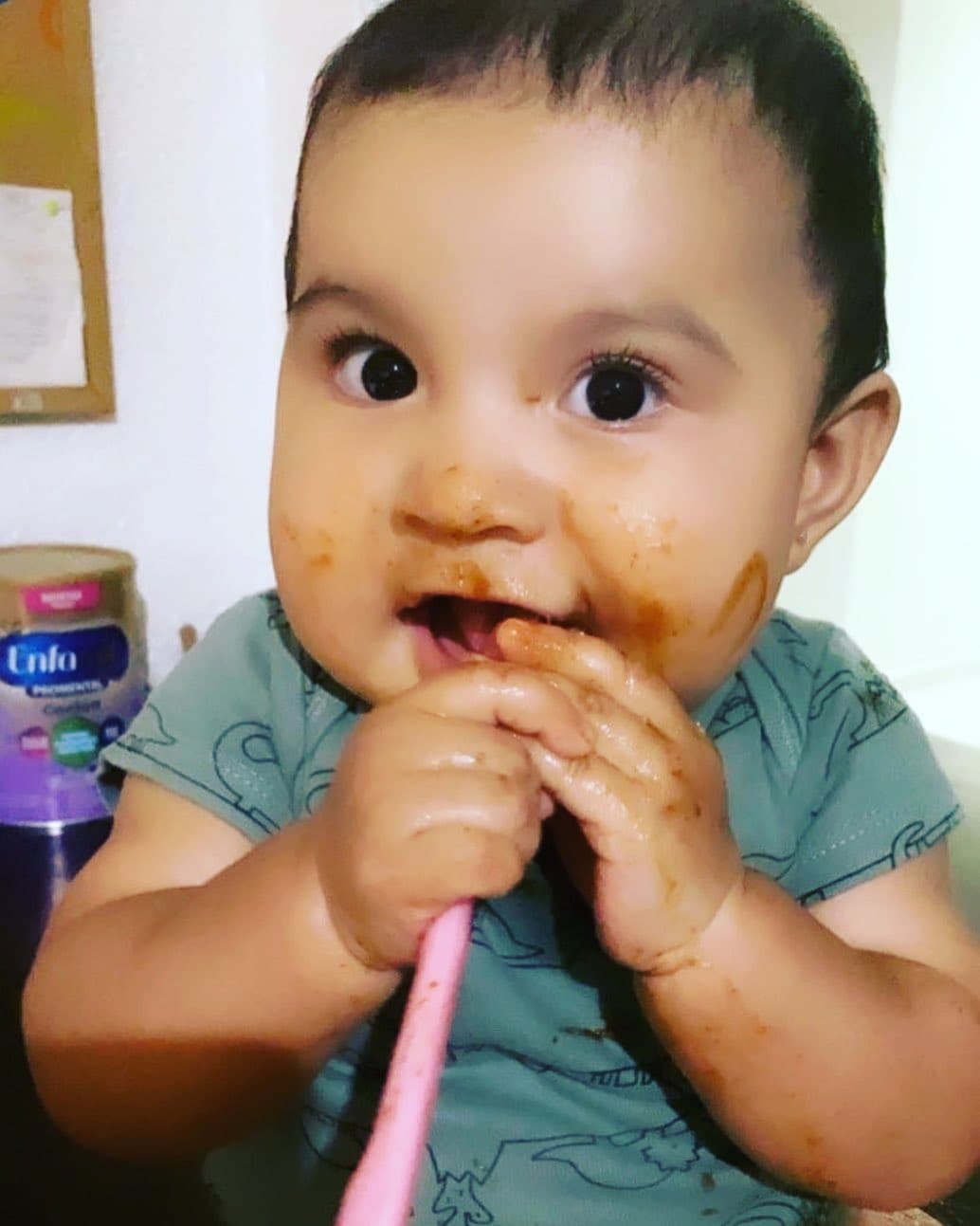Actualmente, Majo Licona ha cumplido 8 meses de haber nacido y se ve fuerte, saludable y alegre.