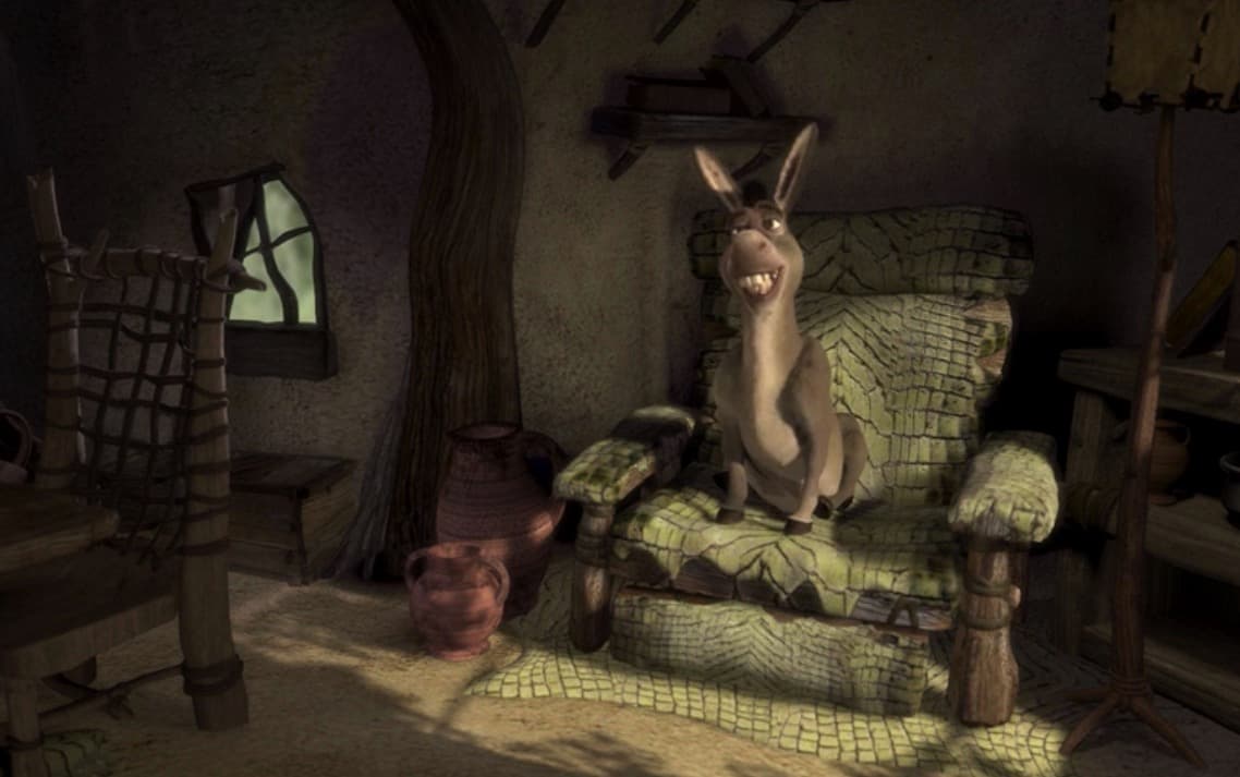 "Y en la mañana... yo preparo los tamales" - Burro.