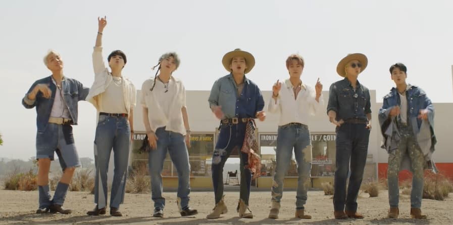 BTS en el teaser de "Permission to Dance"