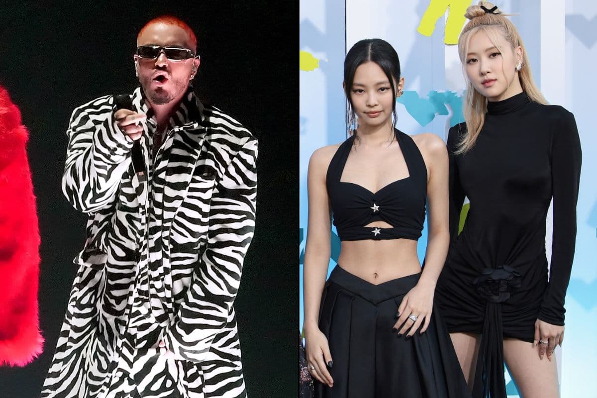 J Balvin descubrió la adroable borma que Jennie y Rosé de BLACKPINK le hicieron.