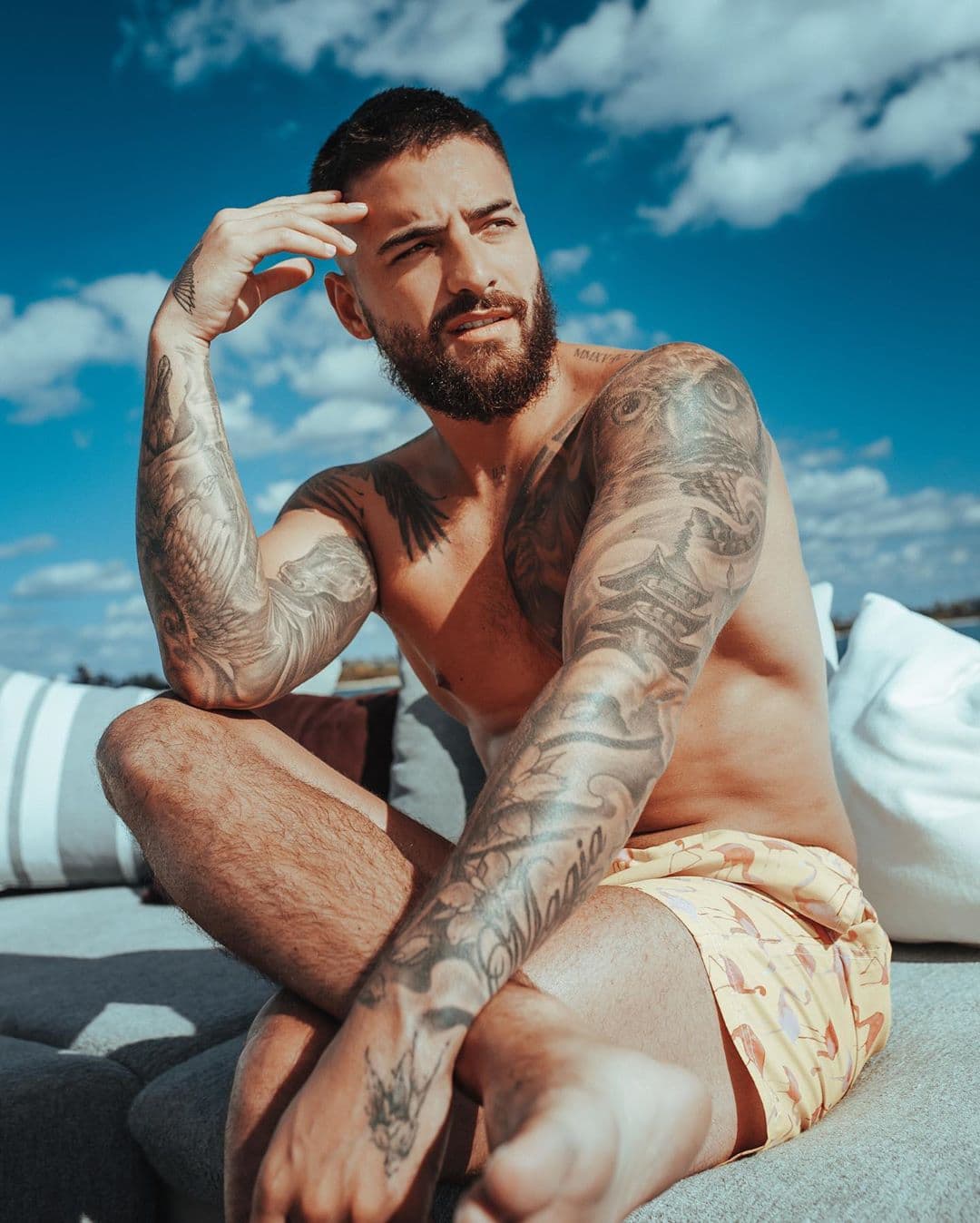 ¿A quién no le gustaría pasar el día con Maluma así?