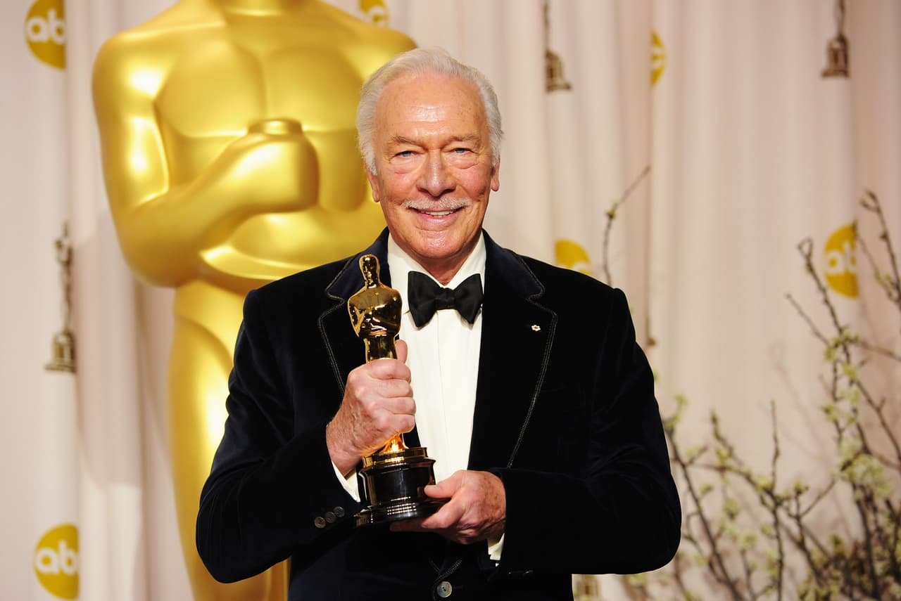 Christopher Plummer fue el actor que ganó un Oscar con mayor edad.