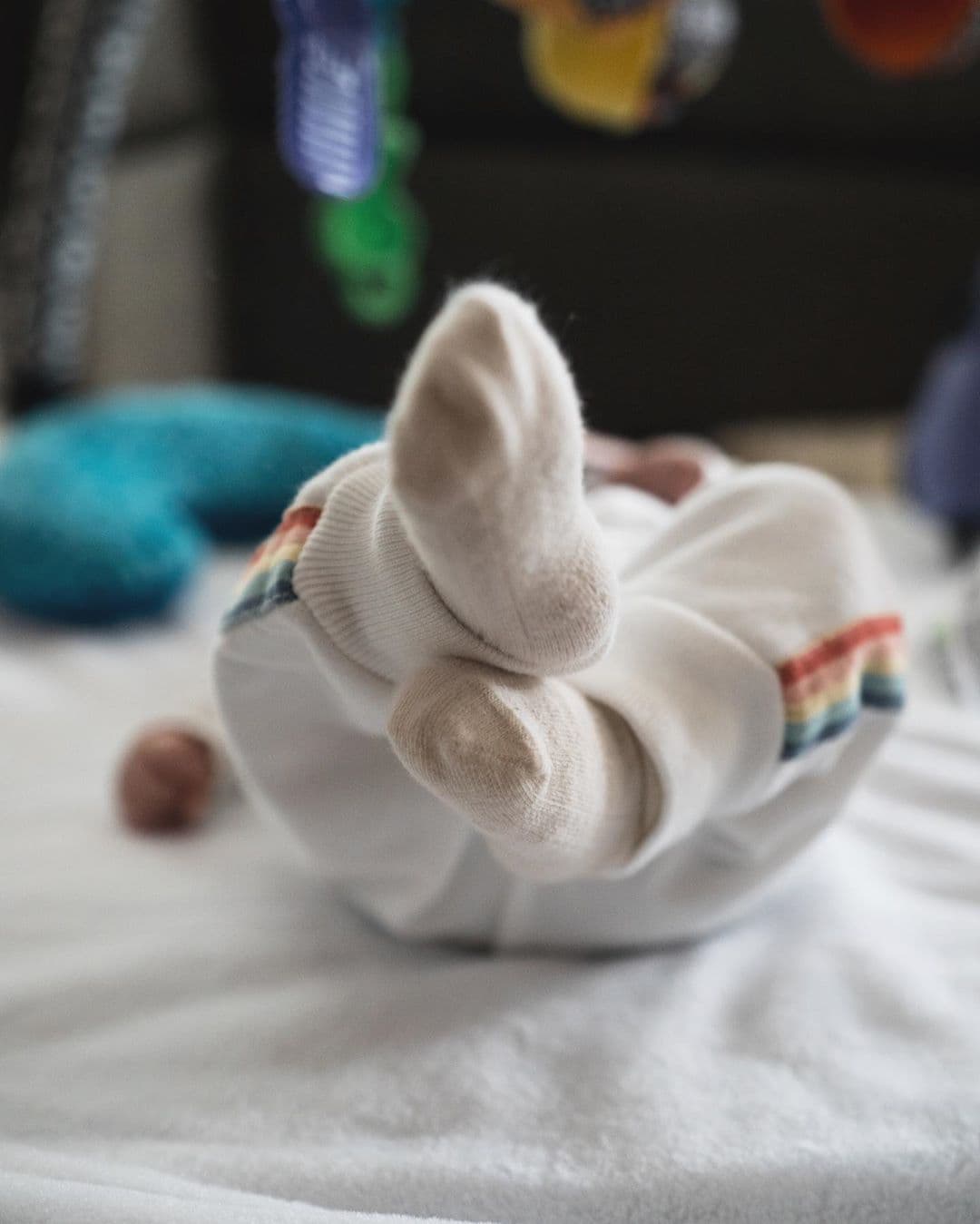 La pequeña usaba esta ropa cuando a penas tenía tres meses de vida.