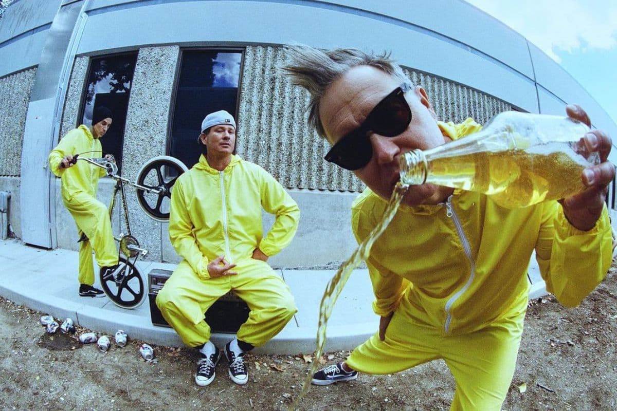 Travis Barker, Tom Delonge y Mark Hoppus de Blink-182