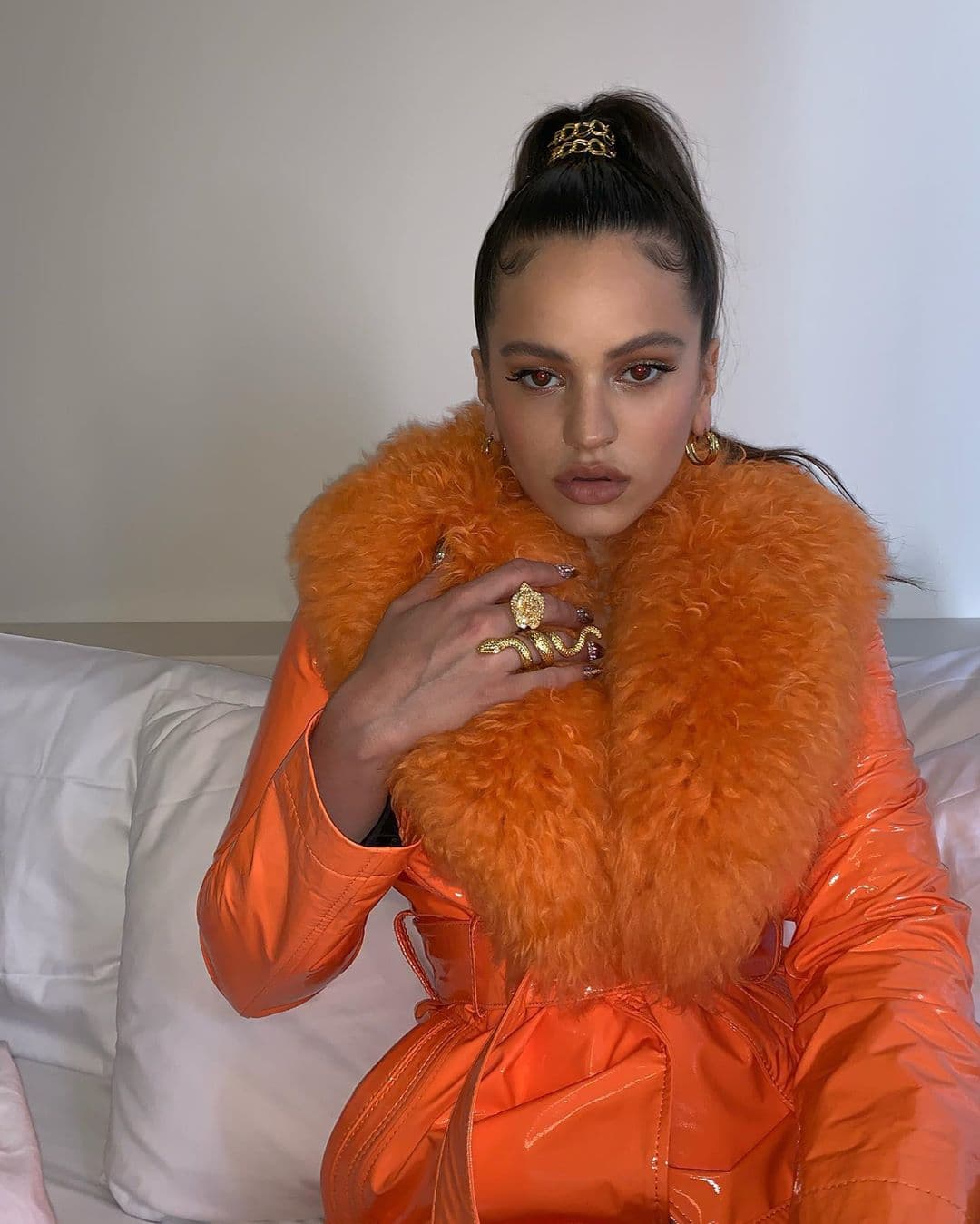 Sea o no cierto que Rosalía quiera parecerse a las Kardashian, se sabe que sí tienen mucho en común, como sus uñas largas, su estilo único, el éxito y cariño que se tienen mutuamente.