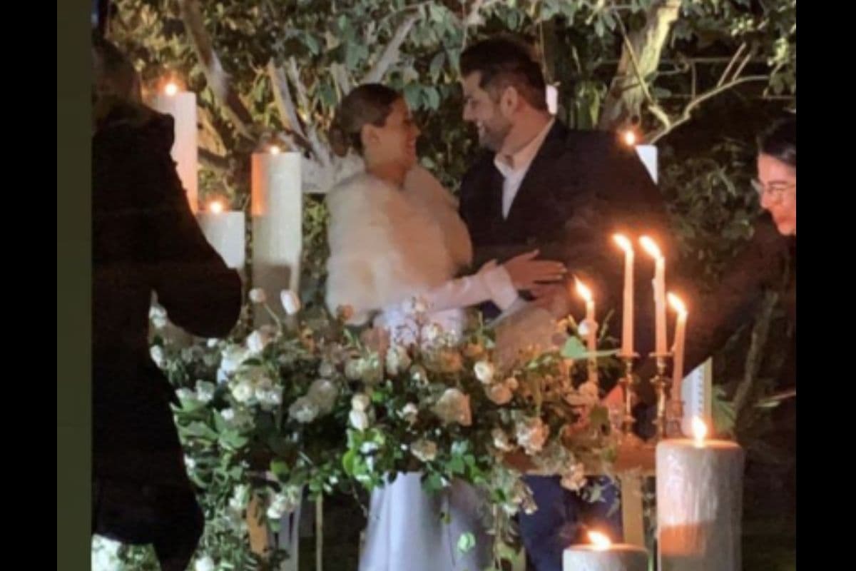 Román Torres se casó