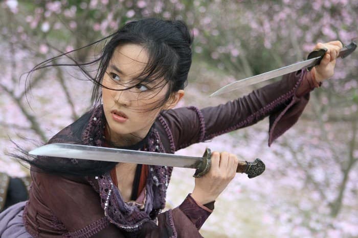 Golden Sparrow (Crystal Liu) in THE FORBIDDEN KINGDOM. Photo credit: Chan Kam Chuen