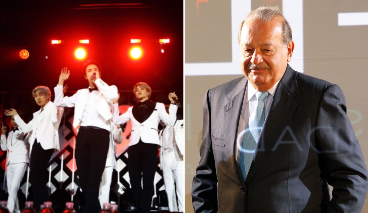 La última vez que BTS vino a México fue en el 2017 y ahora los fans le piden al empresario Carlos Slim que los traiga de vuelta al país