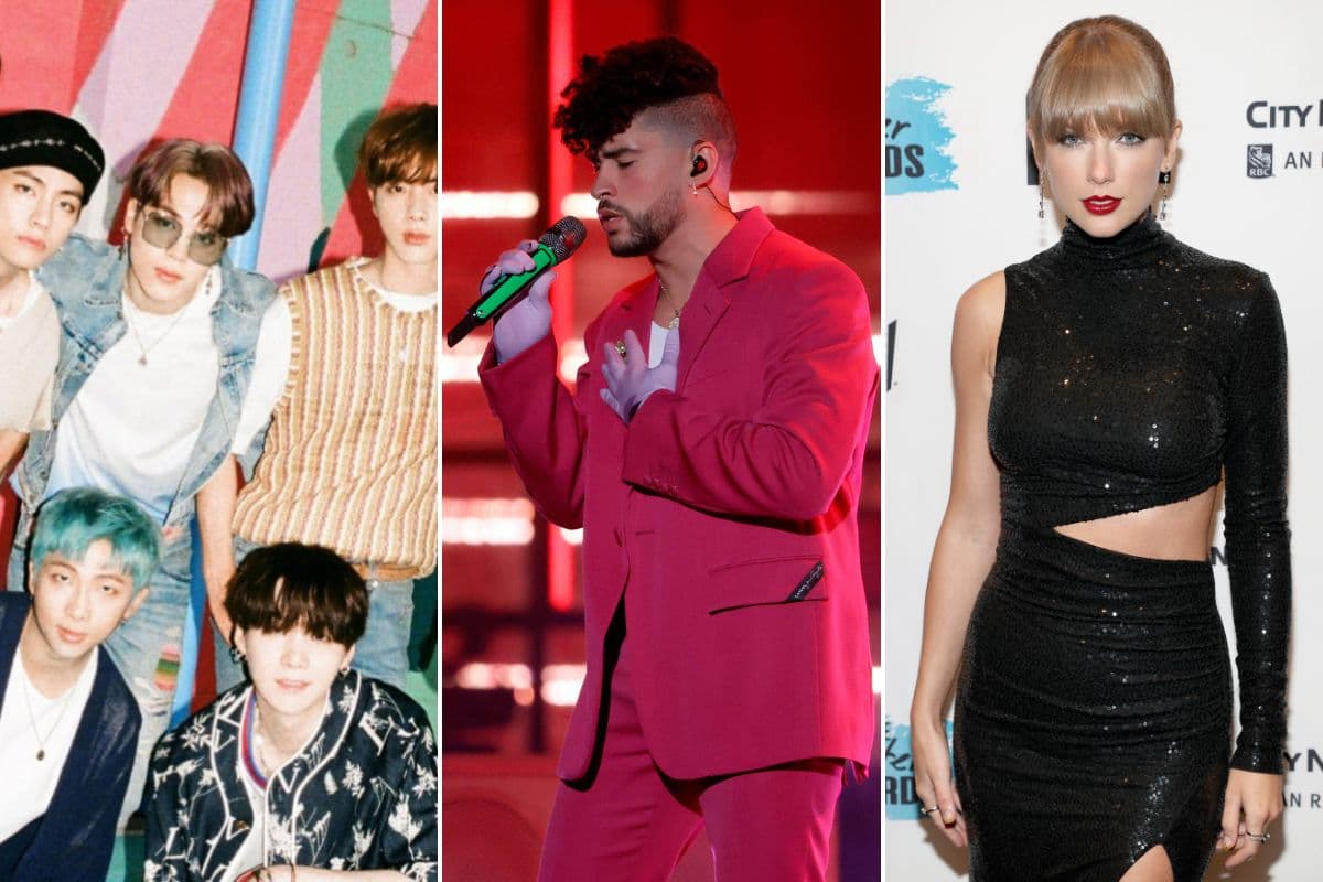BTS, Bad Bunny y Taylor Swift arrasaron en el streaming del 2022