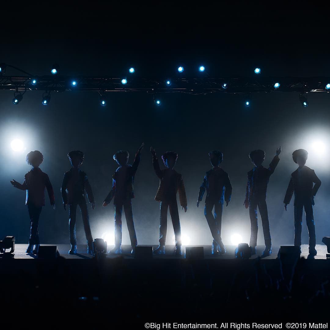 Mattel publicó las primeras imágenes de su línea de muñecos de BTS.