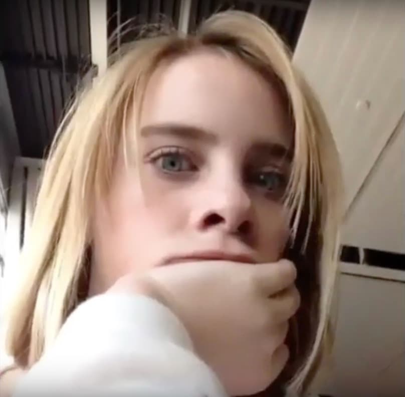 Así se veía Billie Eilish con el cabello rubio.