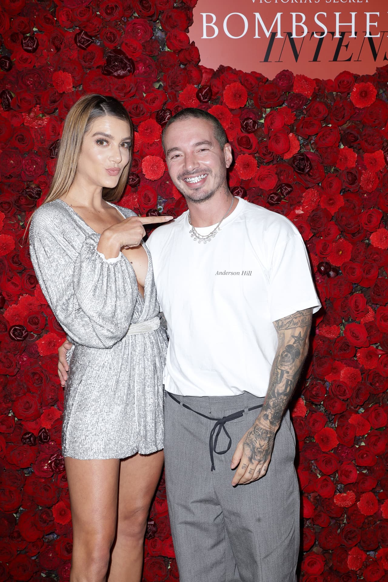 NEW YORK, NEW YORK - SEPTEMBER 05: Valentina Ferrer and Jay Balvin attends Victoria's Secret Angel Sara Sampaio Hosts The Bombshell Intense Launch Party on September 05, 2019 in New York City. (Photo by John Parra/Getty Images for Victoria's Secret)