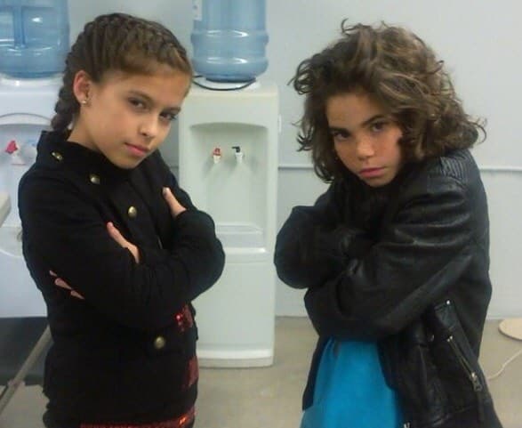 Incluso cuando comenzaba a caracterizarse lo hacía junto a su querida Maya Boyce.
<br>