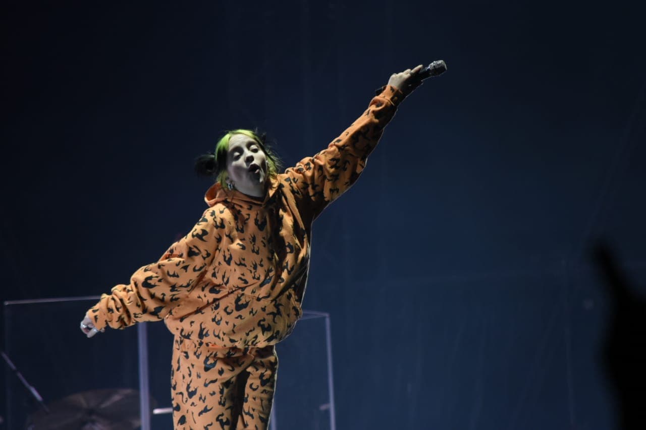 Billie comentó que la altura de la Ciudad de México la afectaba a la hora de cantar, pero aseguro que valía la pena.