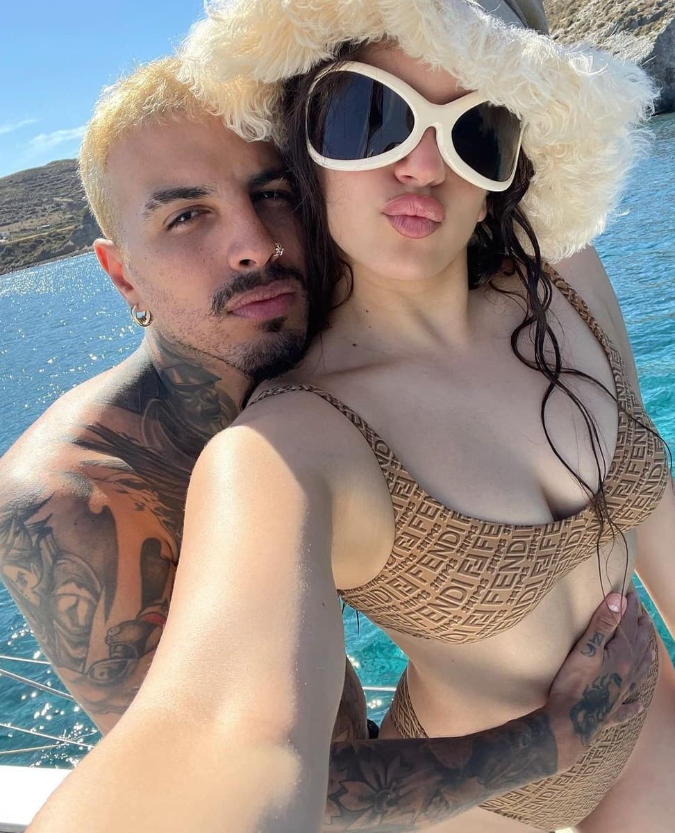 Rosalía y Rauw Alejandro en Instagram