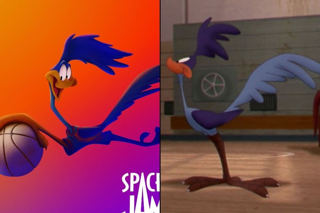 El Correcaminos luce prácticamente igual, solo los tonos parece haber cambiado a unos mucho más vivos.