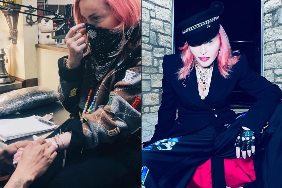 Madonna se hizo su primer tatuaje.