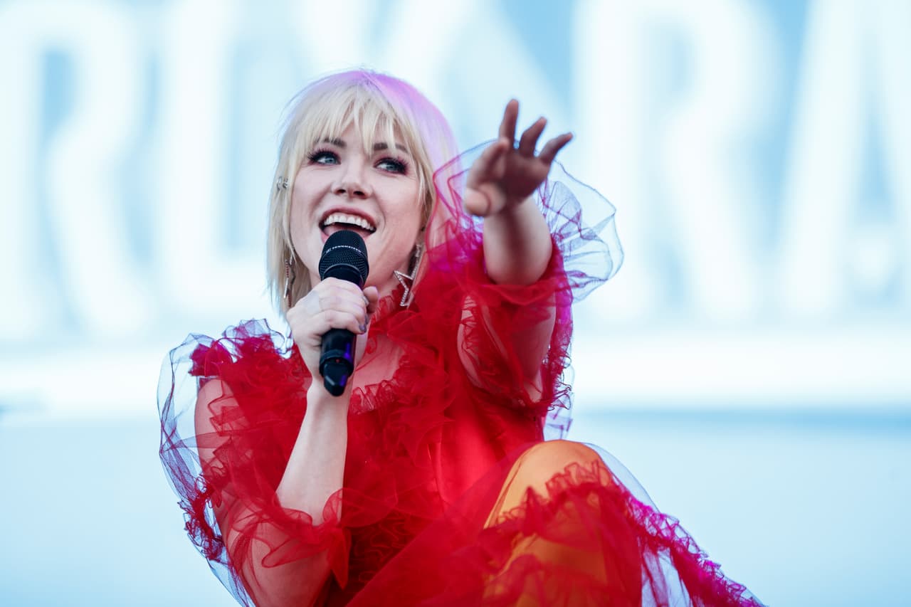 BARCELONA, SPAIN - MAY 31: Carly Rae Jepsen performs in concert during Primavera Sound on May 31, 2019 in Barcelona, Spain. (Photo by Xavi Torrent/WireImage)