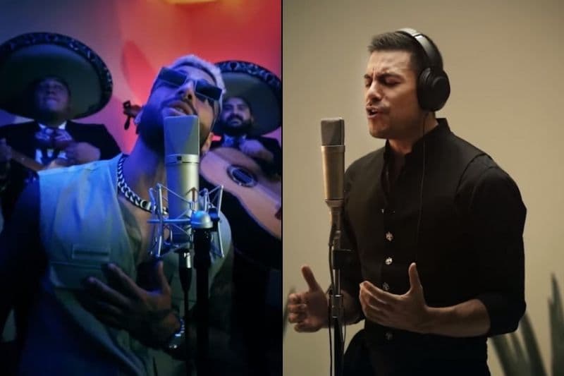 Maluma le entra al mariachi y da un adelanto de su canción con Carlos Rivera