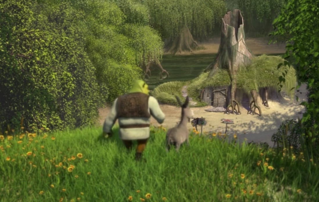 "Mira eso, ¿quién querría vivir en ese cuchitril?"- Burro