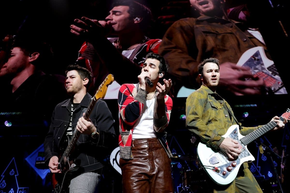 Jonas Brothers en concierto en Washington DC, 2021