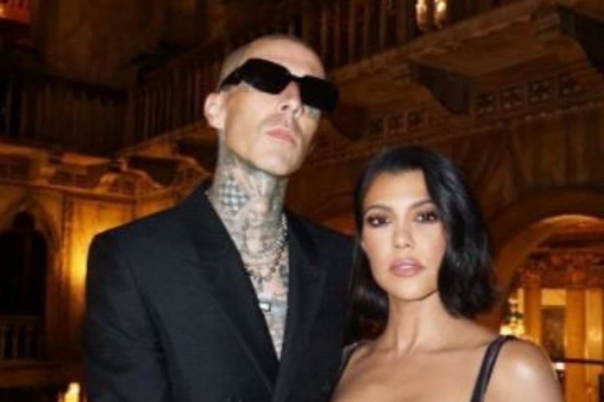 Travis Barker de blink-182 y Kourtney Kardashian