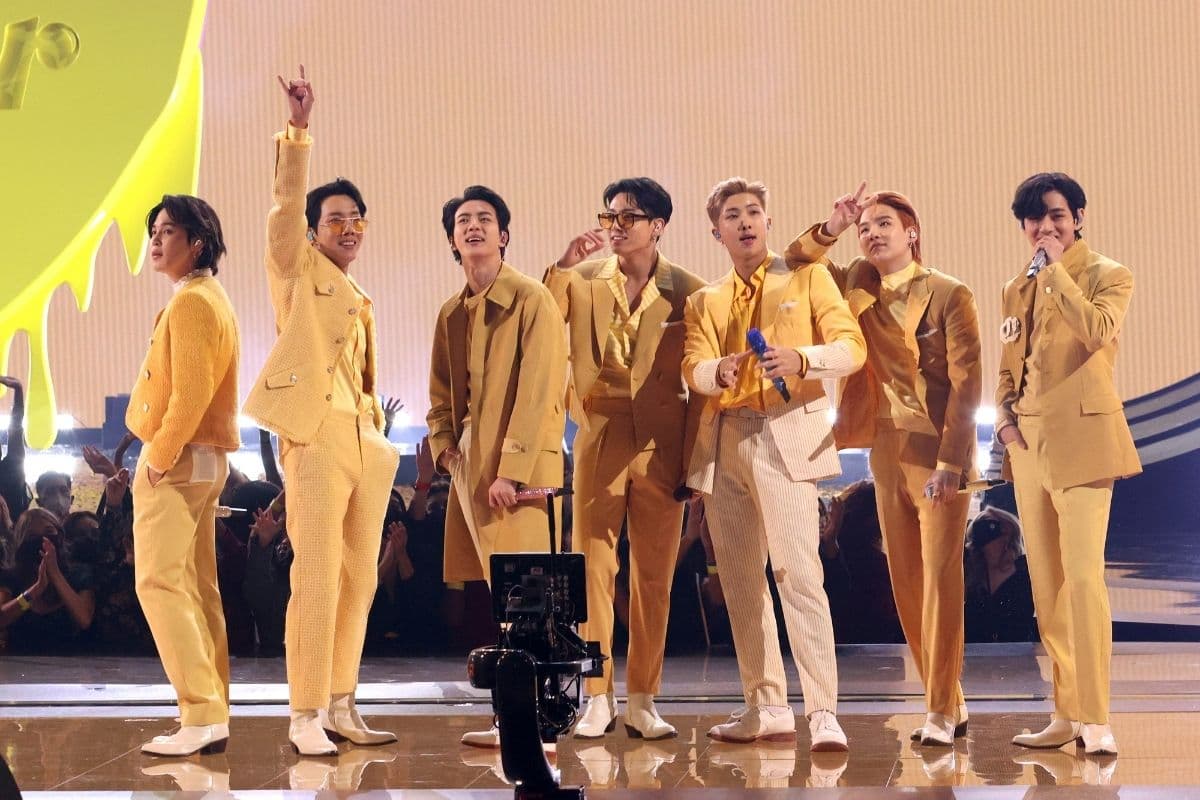 BTS en los American Music Awards 2021