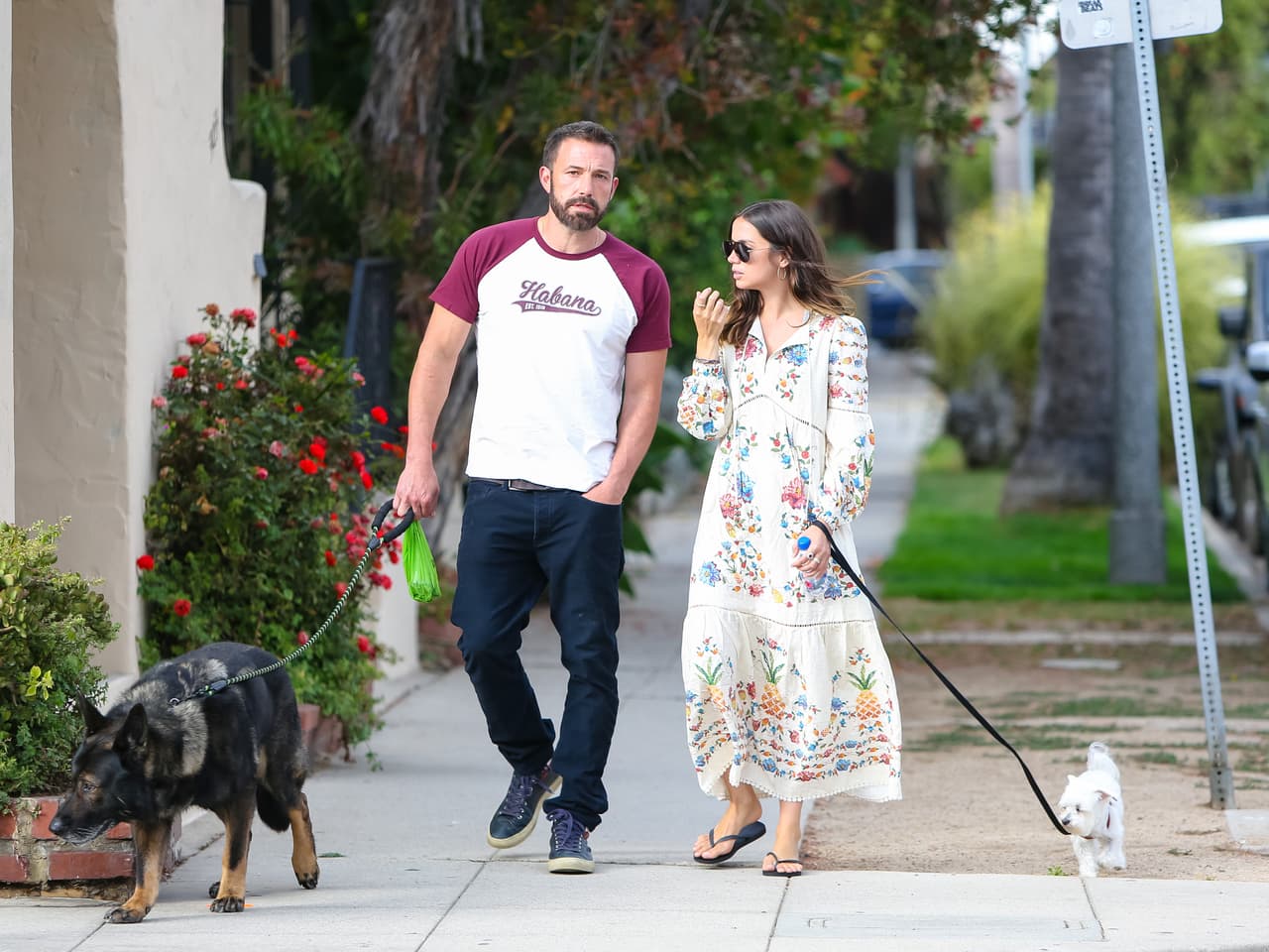 Ben Affleck y Ana de Armas en Los Ángeles, California; junio 2020
