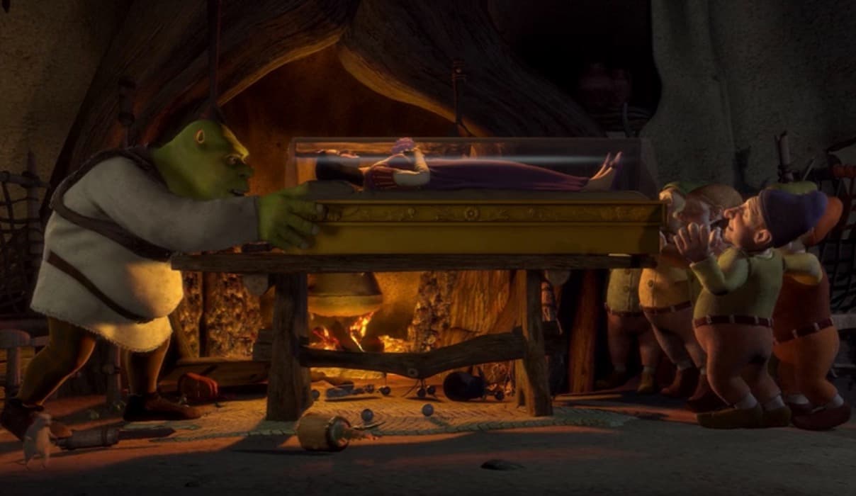 “A la vieja muerta me la bajan de la mesa” - Shrek.