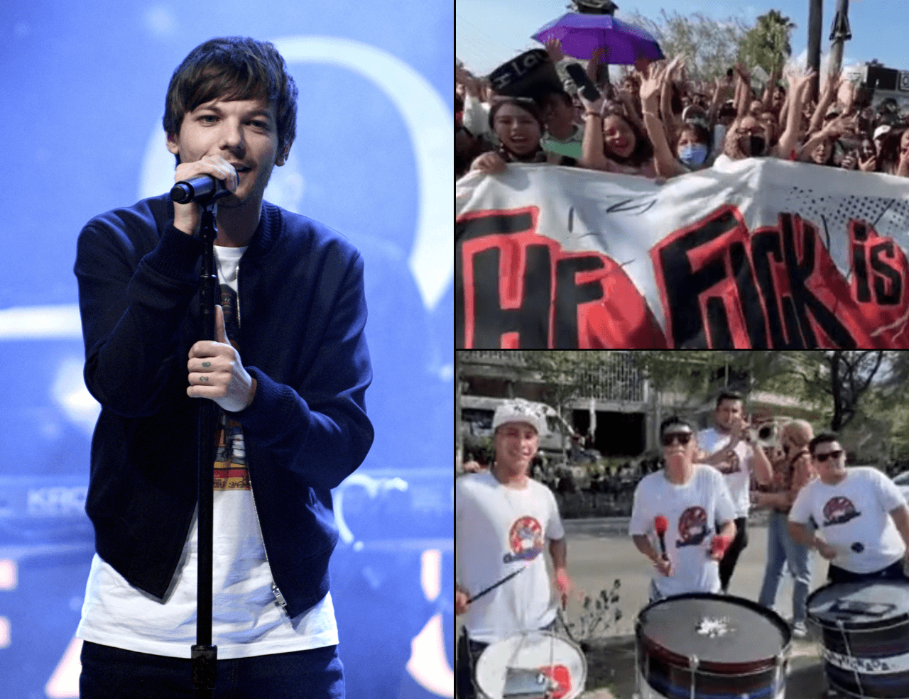 Fans de Louis Tomlinson reciben al cantante en Monterrey con una gran fiesta.